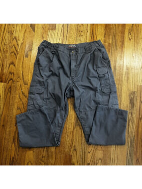 5.11 Tactical Canvas Cotton Pants Men’s 42x30 Gray Cargo Utility Work Outdoor